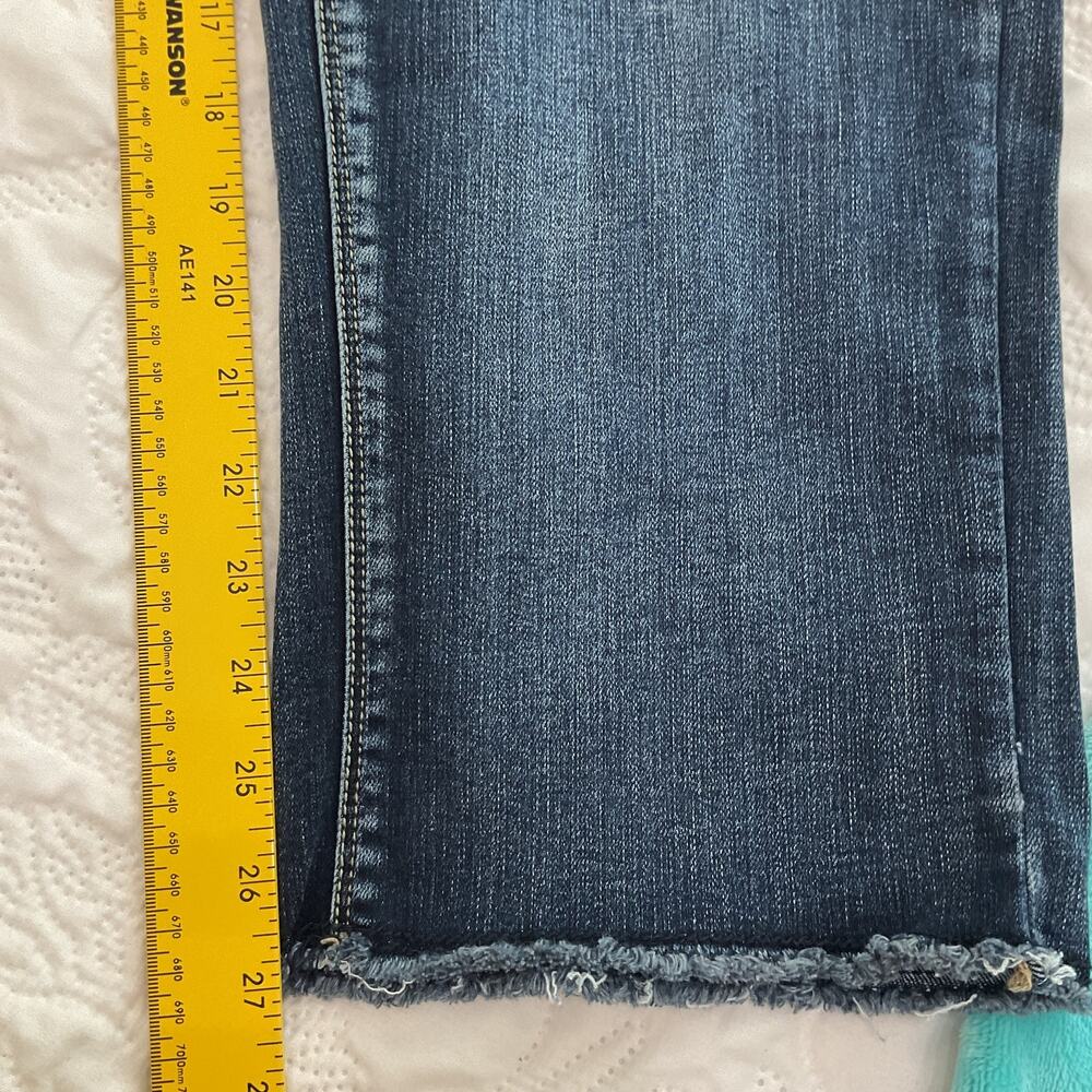 Maunces Dark Blue Denim Classic Jeans Womens 20W - Picture 10 of 12